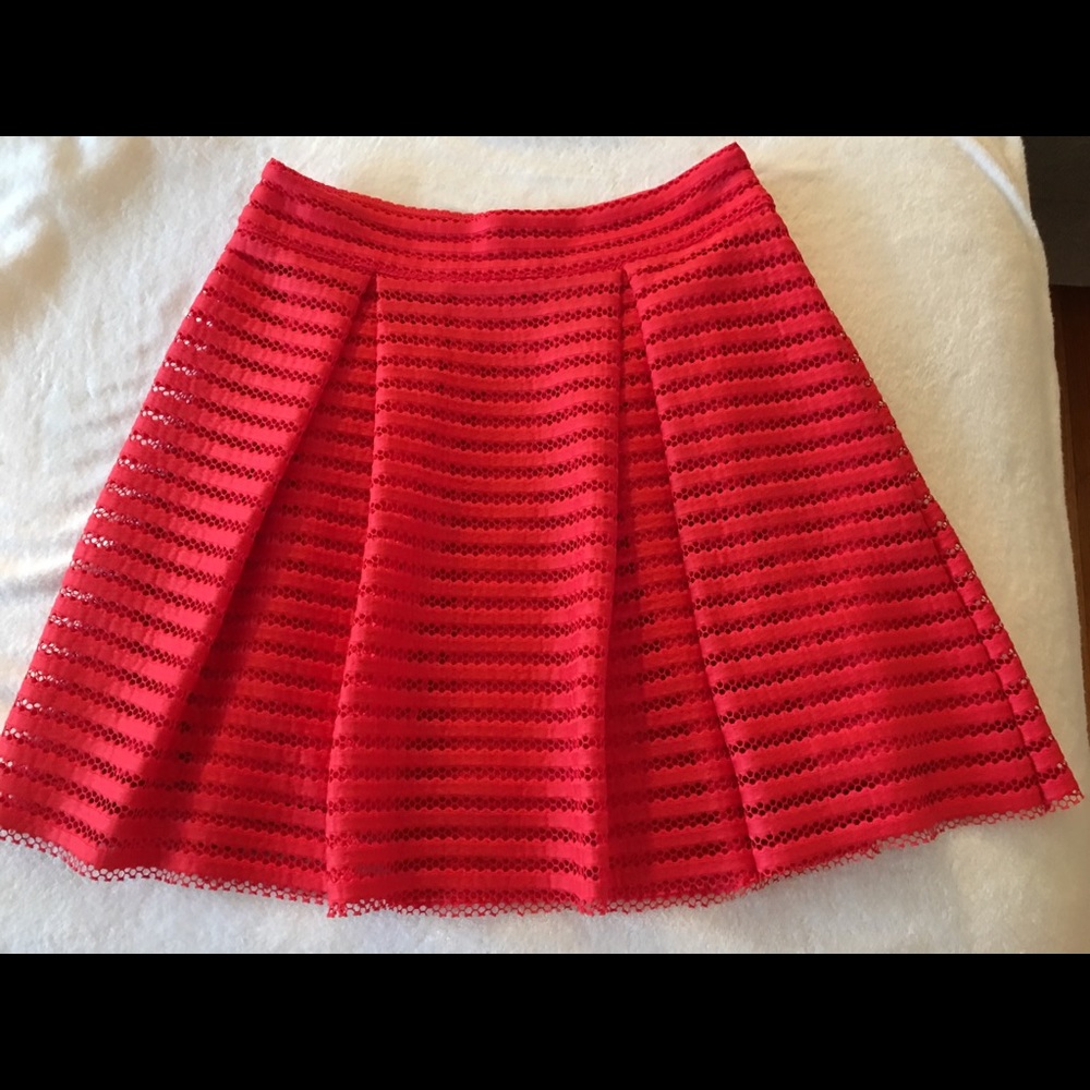 Express red skirt